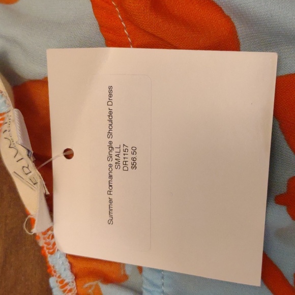 Periwinkle Collection Summer Romance Single Shoulder dress - Picture 6 of 9